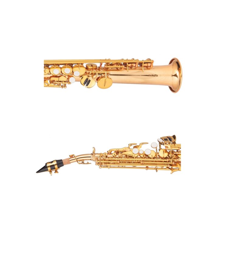 Sax Soprano Michael Dual Gold c/estojo - Imagem 2