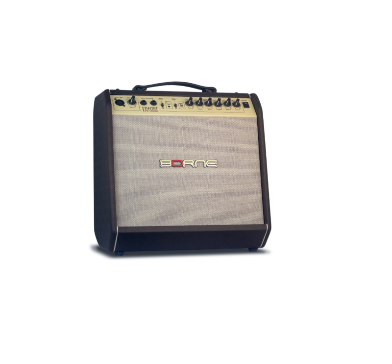 CAIXA AMPLIFICADOR BORNE VIOLAO INFINIT A70 STUDIO MARROM