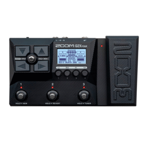 PEDALEIRA ZOOM GUITAR G2X FOUR - Tamborim de Ouro