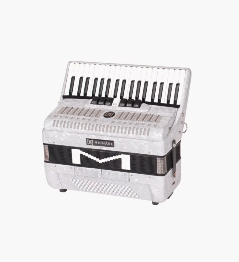 ACORDEON MICHAEL 80 BAIXOS COM ESTOJO