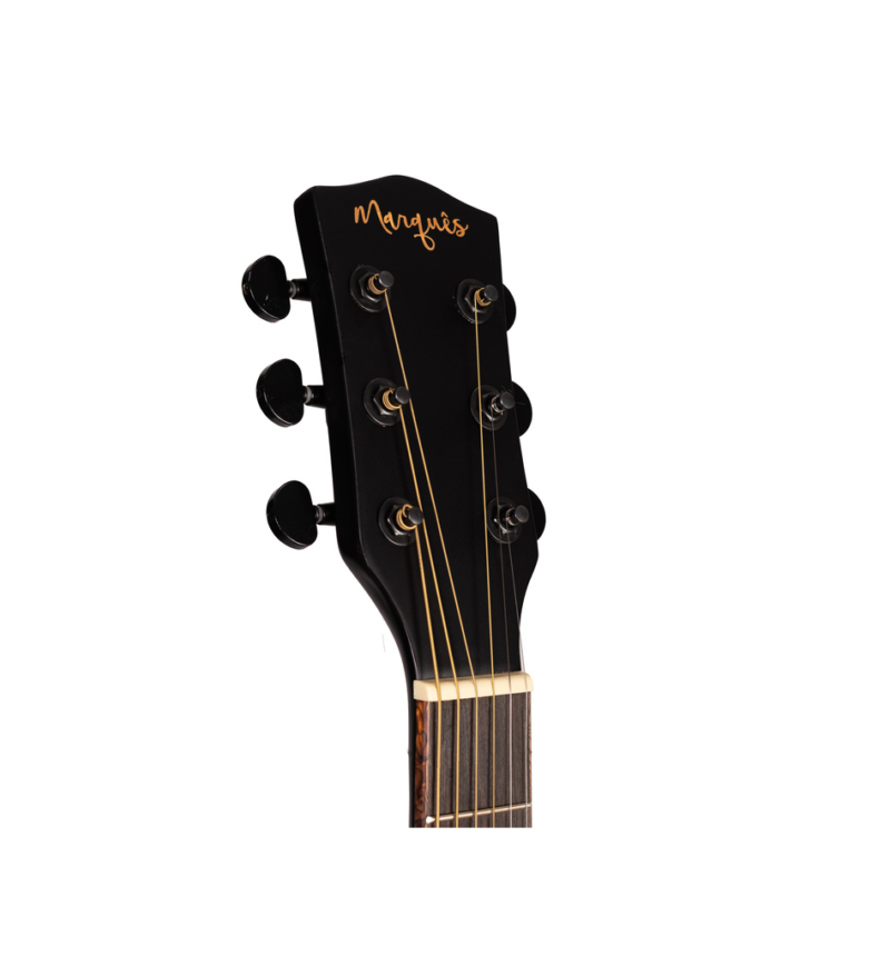 VIOLÃO MARQUES FOLK VA-229 PRETO FOSCO - Imagem 3